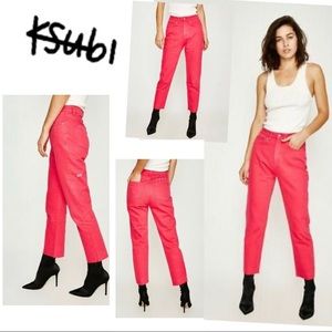 KSubi Chlo High Wasted Crop 90s Kandy Mom Jean